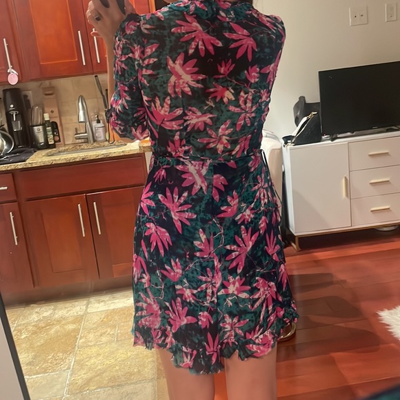 The kooples Hawaiian printed dress size S - Picture 4 of 13